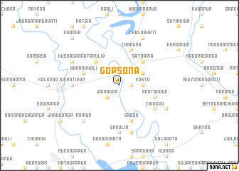 map of Gopsona