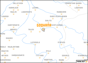 map of Goqwana