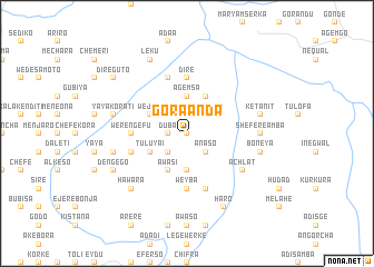 map of Gora Ānda