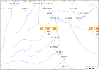 map of Gorabuna