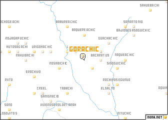 map of Gorachic