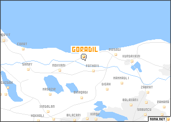 map of Goradil