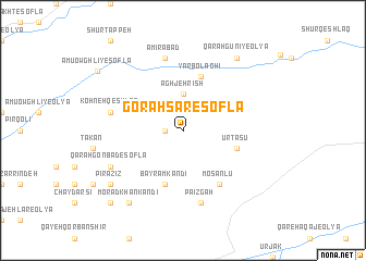 map of Gorahsar-e Soflá