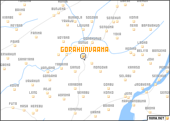 map of Gorahun Vaama