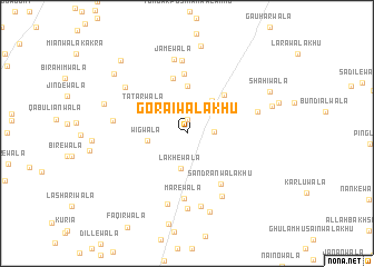 map of Goraiwāla Khu