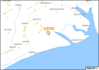 map of Gorai