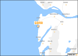 map of Gorai