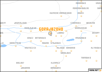 map of Goraj Bzowo