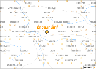 map of Gorajowice