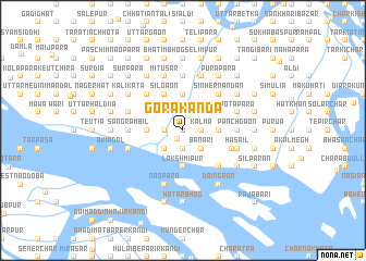 map of Gora Kānda