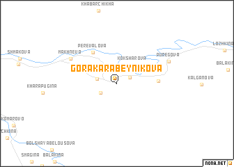 map of Gora Karabeynikova