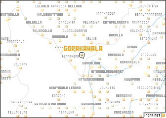 map of Gorakawala