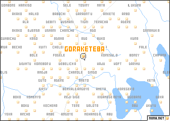 map of Gora Keteba