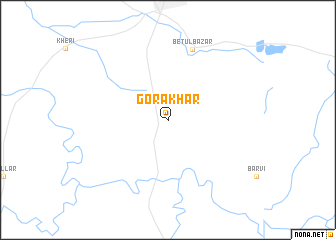 map of Gorākhār