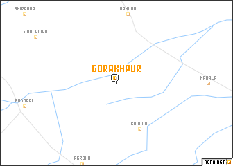 map of Gorakhpur