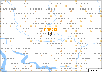 map of Gorāki