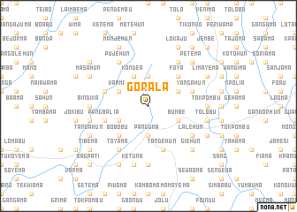 map of Gorala