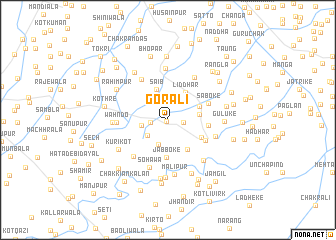 map of Gorāli