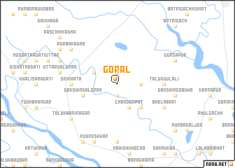 map of Goral