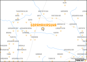 map of Gora Mai Kasuwa
