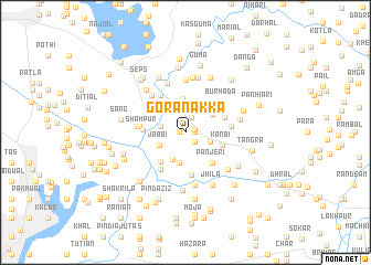 map of Gora Nakka