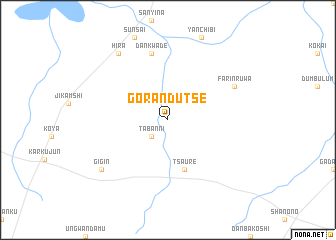 map of Goran Dutse