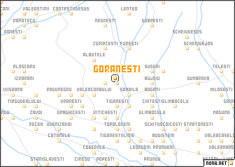 map of Gorăneşti