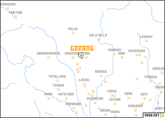 map of Gorang