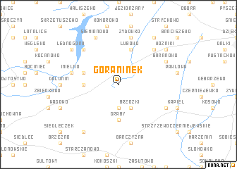 map of Goraninek