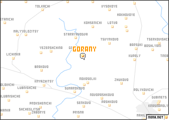 map of Gorany