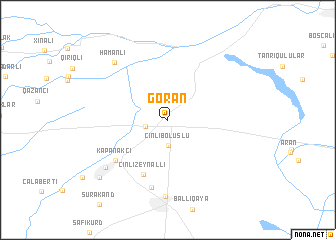 map of Göran