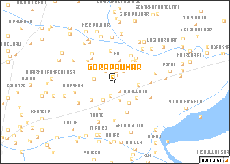 map of Gora Pauhar