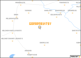 map of Gora-Pnevitsy