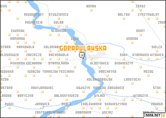 map of Góra Puławska