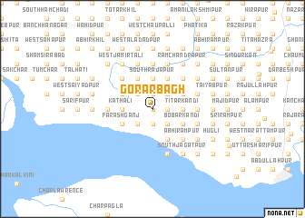 map of Gorārbāgh