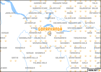 map of Gorār Kānda