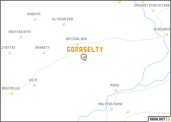 map of Gora Selty