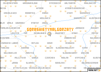 map of Góra Święty Małgorzaty