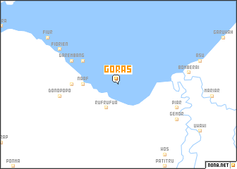 map of Goras