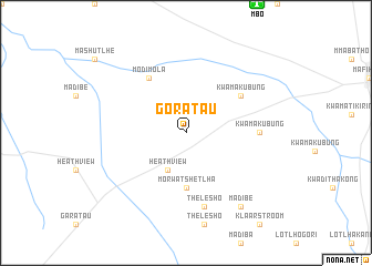 map of Goratau