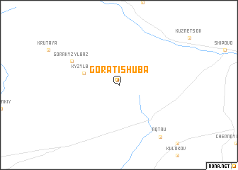 map of Gora Tish Uba