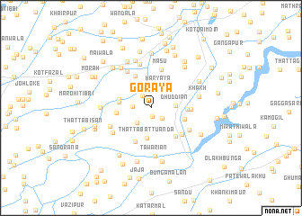 map of Gorāya