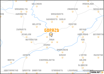 map of Gorazd