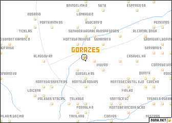 map of Gorazes