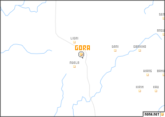 map of Gora