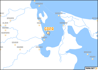 map of Gora