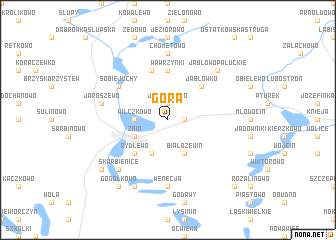 map of Góra