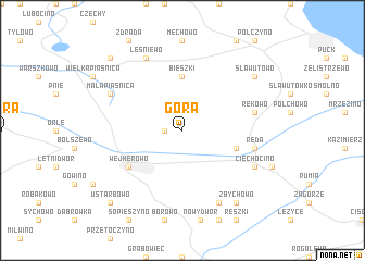 map of Góra