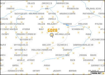 map of Góra