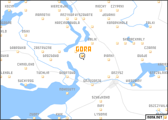 map of Góra